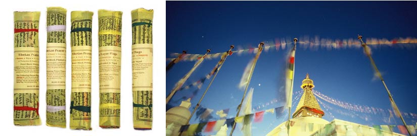 Gebetsfahnen Sets aus Nepal