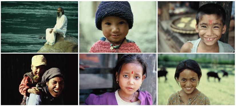 Portaits aus Indien und Nepal Poster 20 x 30