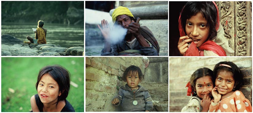 Portaits aus Indien und Nepal Poster 30 x 45
