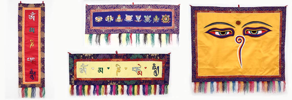 Buddhistische Wandbehänge